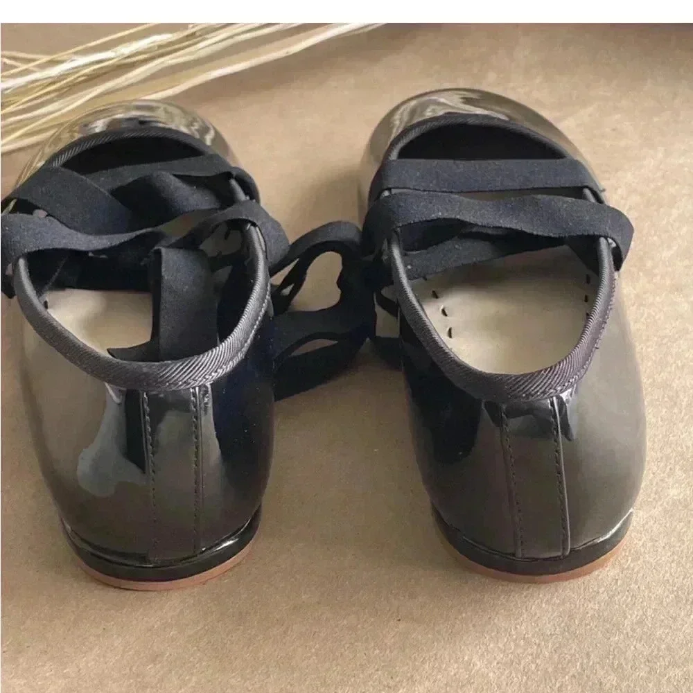 me Zara Patent Leather Ballet Flats Size 32 | 1